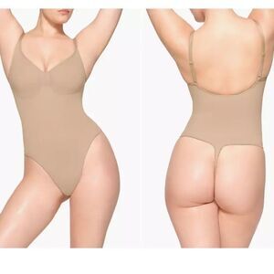 NWT Skims Seamless Sculpting Thong Bodysuit Clay 2X